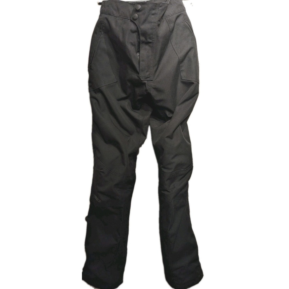 Joe Rocket Over Pant Men Medium Tall Blk Textile Motorcycle Touring Armored EUC